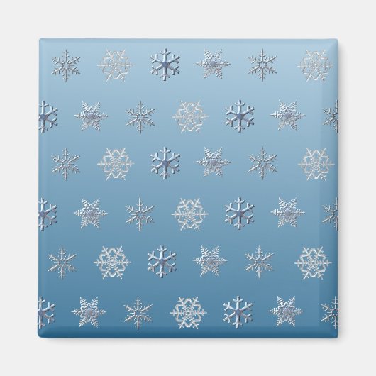 Schneeflocken Magnet (Vorne)