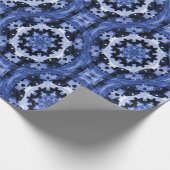 Schneeflocken-Mandalase...... Geschenkpapier (Ecke)