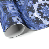 Schneeflocken-Mandalase...... Geschenkpapier (Rolleneckpunkt)