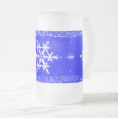 Schneeflocken Mattiert 16 oz Mattierte Tasse (VorderseiteRechts)