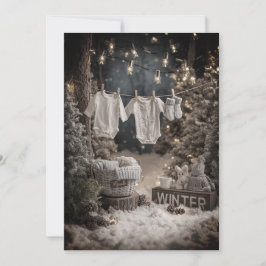 Schneeflocken | Mattierte Bliss Einladung