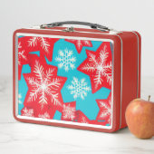 Schneeflocken Metall Brotdose (Beispiel)