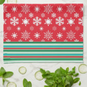 Schneeflocken Mikrofaser Küchentücher (Gefaltet)