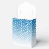 Schneeflocken mit blauer Steigung Geschenkschachtel (Geöffnet)
