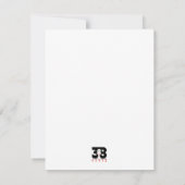 Schneeflocken Mitteilungskarte (Rückseite)