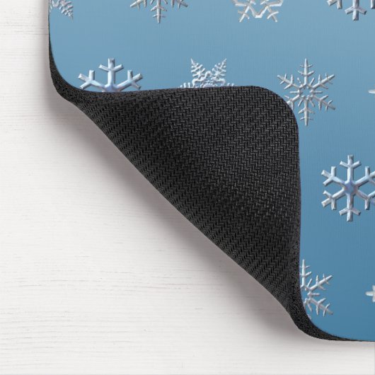 Schneeflocken Mousepad (Ecke)