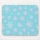 Schneeflocken Mousepad (Vorne)