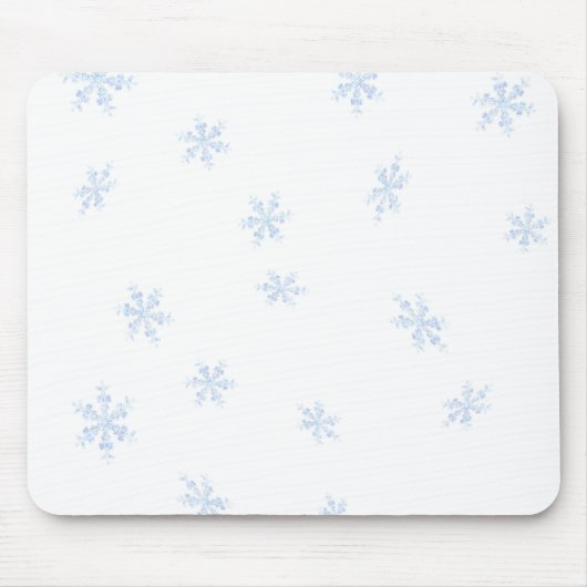 Schneeflocken Mousepad (Vorne)
