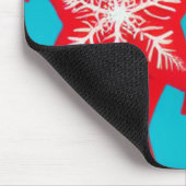 Schneeflocken Mousepad (Ecke)