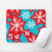 Schneeflocken Mousepad (Mit Mouse)