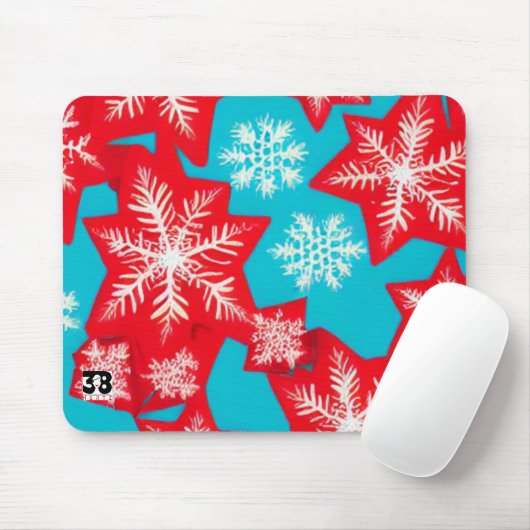 Schneeflocken Mousepad (Mit Mouse)