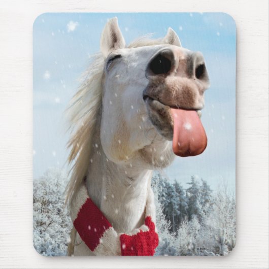 Schneeflocken Mousepad (Vorne)