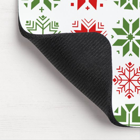 Schneeflocken Mousepad (Ecke)