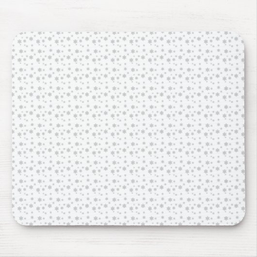 Schneeflocken Mousepad (Vorne)