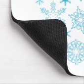 Schneeflocken Mousepad (Ecke)