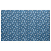 Schneeflocken Muster auf blau Stoff (Yard (91,4 cm))