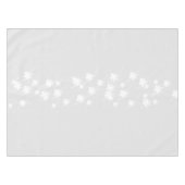 Schneeflocken Muster hellgrau weiß Tischdecke (Vorderseite (Horizontal))