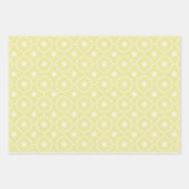 Schneeflocken Muster in Pastellen Geschenkpapier Set (Vorderseite 3)