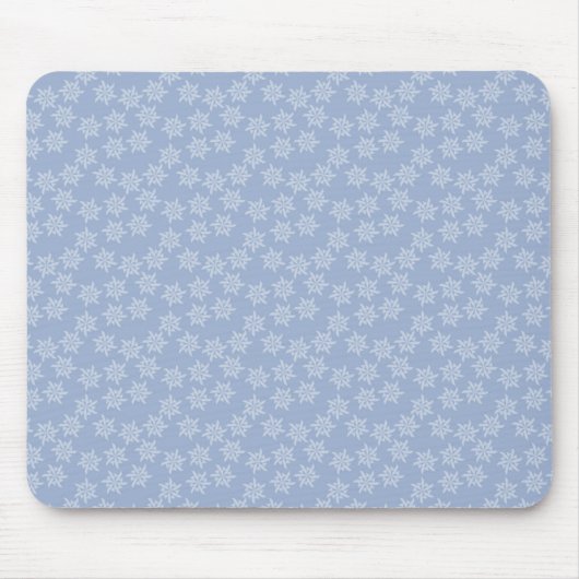 Schneeflocken-Muster Mousepad (Vorne)