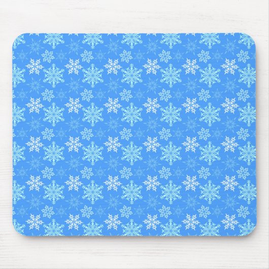 Schneeflocken-Muster Mousepad (Vorne)
