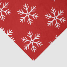 Schneeflocken Muster Rot Weihnachten