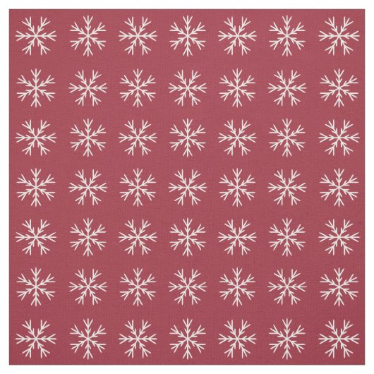 Schneeflocken-Muster Stoff (Muster)