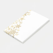 Schneeflocken nach dem Mittag Post-it Klebezettel (angewinkelt)