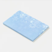 Schneeflocken nach dem Mittag Post-it Klebezettel (angewinkelt)