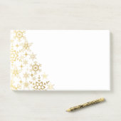 Schneeflocken nach der Notizen (Auf Schreibtisch)