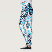 Schneeflocken Nahtlose Leggings (Links)