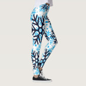 Schneeflocken Nahtlose Leggings (Rechts)