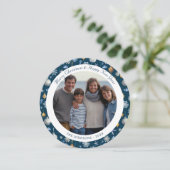 Schneeflocken & Naukselemente Weihnachtsgebäck - F Feiertagskarte (Stehend Vorderseite)