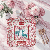 Schneeflocken Nordic Mercury Rentier Scandia Pappteller