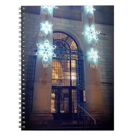 Schneeflocken Notizblock (Vorderseite)