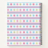 Schneeflocken Notizblock (Rückseite)