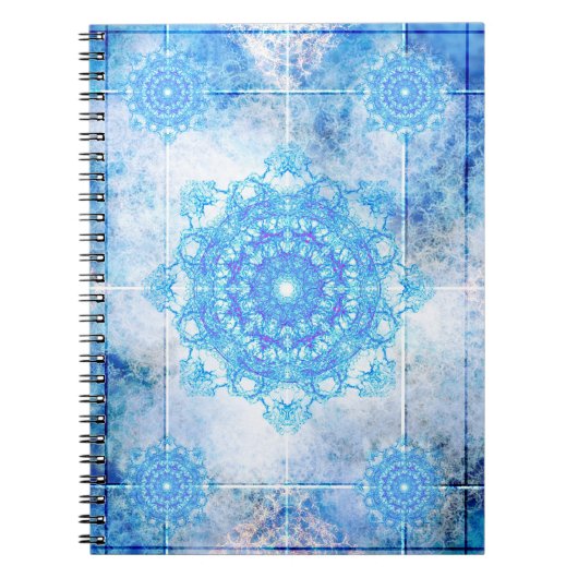 Schneeflocken Notizblock (Vorderseite)