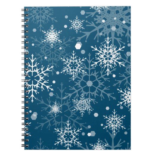 Schneeflocken Notizblock (Vorderseite)