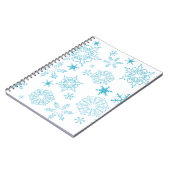 Schneeflocken Notizblock (Linke Seite)