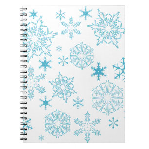 Schneeflocken Notizblock