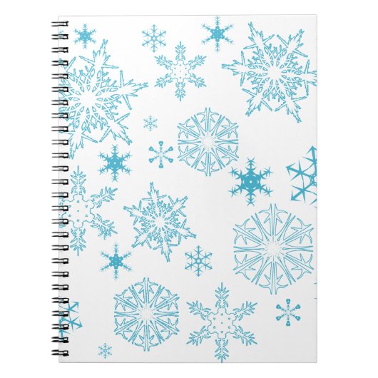 Schneeflocken Notizblock (Vorderseite)
