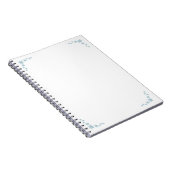 Schneeflocken Notizbuch Notizblock (Rechte Seite)