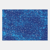 Schneeflocken, ohne Tabby Geschenkpapier Set (Vorderseite 3)