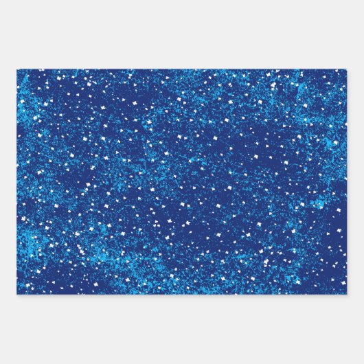 Schneeflocken, ohne Tabby Geschenkpapier Set (Vorderseite 3)