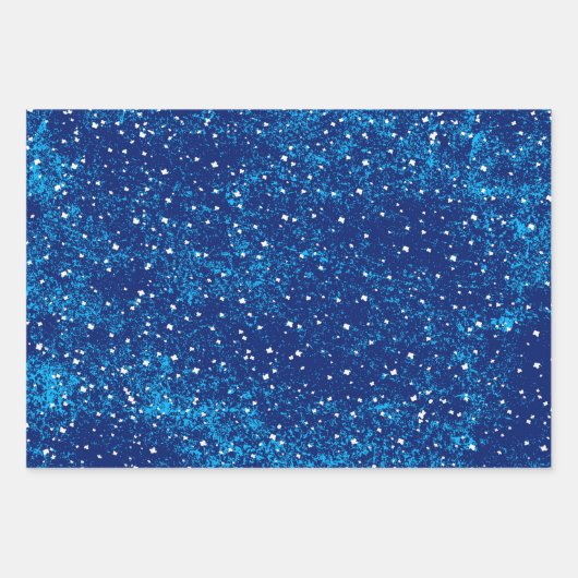 Schneeflocken, ohne Tabby Geschenkpapier Set (Vorderseite 2)