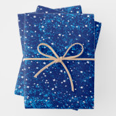 Schneeflocken, ohne Tabby Geschenkpapier Set (Beispiel)