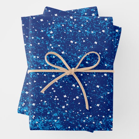 Schneeflocken, ohne Tabby Geschenkpapier Set (Beispiel)