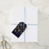 Schneeflocken-Ornamente Geschenkanhänger (Mit Garn)