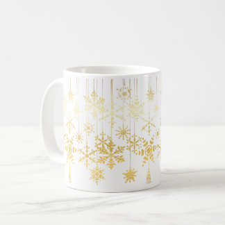 Schneeflocken-Ornamente Kaffeetasse