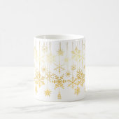 Schneeflocken-Ornamente Kaffeetasse (Mittel)