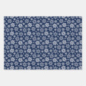 Schneeflocken-Packpapier für den Urlaub Geschenkpapier Set (Vorderseite 2)